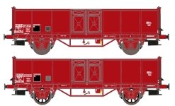 Exact-Train EX23951 - H0 - 2-tlg. Set Offene Güterwagen EUROP OCEM Lager, SNCF, Ep. III